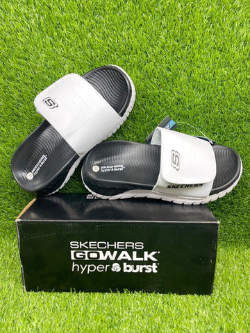 Orignal Black & White Skechers Soft & Comfort Slipper