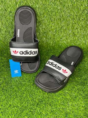 Orignal Adidas Black & White Slipper