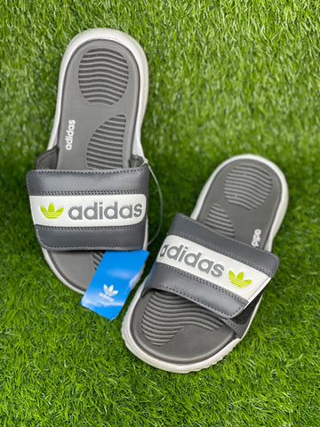 Orignal Adidas Grey & White Slipper