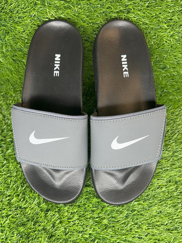 NIKE BLACK & GREY COMFORT & SOFT SLIPPER