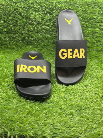 IRON GEAR BLACK & YELLOW COMFPRT SLIPPER